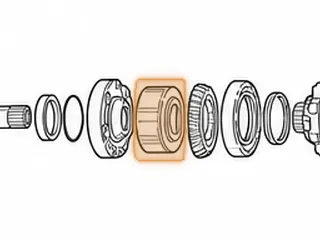 Viscous Coupling Unit, W4A32/W4A33 (4 1/4”OD) With 2 Splines — Part # 42719M