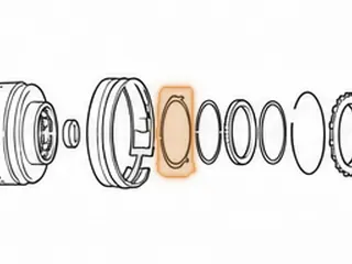 Retainer, F5A51/A5HF1 Rear Sprag (Both Sides)(.025” Thick)(4.375”OD)(6 Legs) 2001-Up — Part # 41695C
