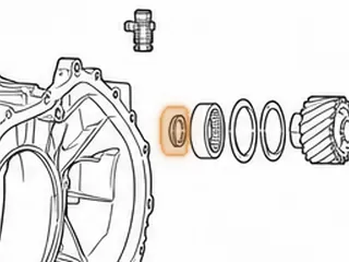 Nut, F4A41/F4A42/F4A51/W4A42/W4A51 (W4A5A) Pinion (1.120”ID)(40mm) 1996-Up — Part # 41796A