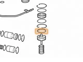 Ring, F5A51 Reduction Brake Band Servo Piston (.057” Thick)(2.140”OD)(Teflon) 2001-Up — Part # 41195CT