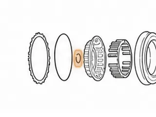 Snap Ring, F4A41/F4A42/F4A51/W4A42/W4A51(W4A5A)/F5A51 Holds Overdrive Clutch Retainer In (.059” Thick) (1.265”OD)… — Part # 41862A
