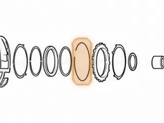 Snap Ring, F5A51/A5HF1 Holds Rear Sprag To Rear Support (.058” Thick)(5.260”OD) 2001-Up — Part # 41897C