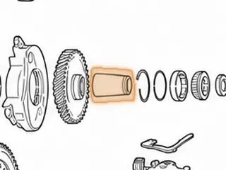 Cone Sleeve, F4A41/F4A42/W4A42 Pinion (2.625” Long) 1996-Up — Part # 41696A