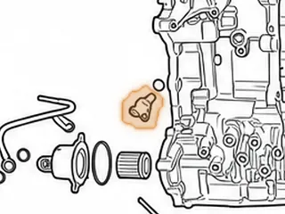 Sensor, RE0F08A/F08B(JF009E) On Top Of Bell Housing (90 Degrees)(.665”OD O-Ring) (1.920”Long) 2009-Up… — Part # 212438A