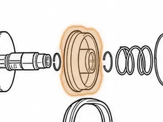Primary Pulley Half, RE0F10A (JF011E) (Nissan/Dodge) (Rear) (2.265”Thick)(6 3/4”OD) (1.940”ID)(5.850”Piston Pocket)… — Part # 212707A