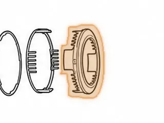 Piston, RE0F10A (JF011E) (Nissan/Dodge) (Bonded)(7”OD) (1.765”Tall)(24 Springs) 2007-Up — Part # 212966A