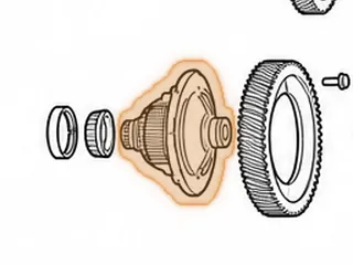Differential Housing, RE0F10A (JF011E)(Nissan)(1.575”OD)(8 Bolt)(5.640”Tall) 2007-09 — Part # 212716A
