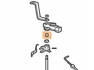 Spacer, RE0F10A (JF011E) (Nissan/Dodge) Seal To PRNDL Switch (Steel)(.590”OD) (.475”ID)(.512”Thick) 2007-Up — Part # 212265A