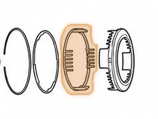Retainer, RE0F10A (JF011E) (Nissan/Dodge) Reverse (24 Springs)(1.015”Thick)(7 1/8”OD) 2007-Up — Part # 212976A
