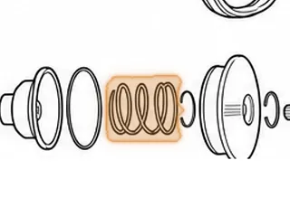 Spring, RE0F10A (JF011E) (Nissan/Dodge) Secondary Pulley Piston Return (3.245”Tall) (3.300”OD) 2007-Up — Part # 212970A