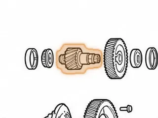 Pinion, REF010A (Nissan/Dodge) Shaft (20 Teeth) (One Groove In Center) (4.670”Long)(Right Hand Threads)(1.020”OD)… — Part # 212730A