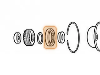 Bearing W/Races, RE0F10A (JF011E) Drive Transfer On Secondary Pulley (14 Rollers) (3.145”OD)(KOYO RNU208-3)… — Part # 212228A
