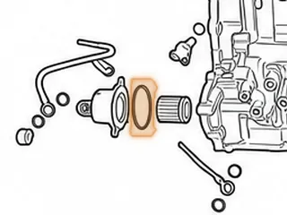 O-Ring, RE0F10A (JF011E) (Nissan/Dodge) Cooler Filter Housing To Case (2.760”OD) (.125”Thick) 2007-Up — Part # 212326A
