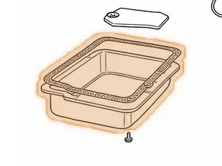 Gasket, Medium Case Bottom Pan (Cork)(Also Fits Large Case 1958-60) — Part # 106300C