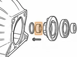 Bushing, BW8/BW12 Pump Body (Small/Medium/Large Case Cruiso) 1950-74 — Part # 106034