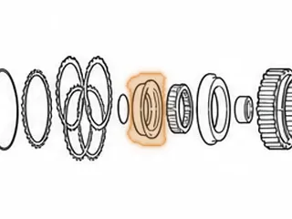 Retainer/Piston, FNR5 Direct Clutch Spring (Bonded)(.850” Thick)(3.690”OD)(1.743”ID) 2005-Up — Part # 138985C