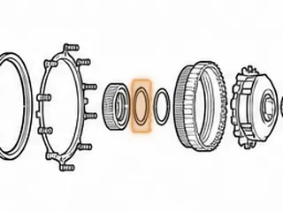 Bearing W/Races, FW6A-EL Rear Sun Gear To Rear Planet (.221"Thick)(2.412"OD)(1.777"ID) 2012-Up — Part # 238217A