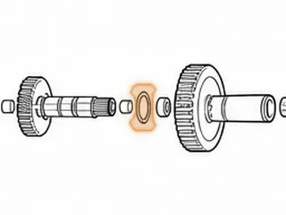 Bearing W/Races, FW6A-EL Low Clutch Hub To High Clutch Hub (.138"Thick)(2.008"OD) (1.358"ID) 2012-Up — Part # 238233A