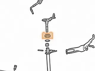 Washer, FW6A-EL Under Manual Lever Seal (.062"Thick)(.907"OD)(.447"ID) 2012-Up — Part # 238298-1A