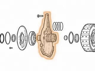 Stator W/Gears, FW6A-EL (Cast Iron)(7 Bolt) 2012-Up — Part # 238520A