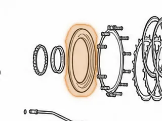 Piston, FW6A-EL Low/Reverse Clutch (Bonded)(.650" Thick)(7 1/16"OD)(4.890"ID) 2012-Up — Part # 238967A