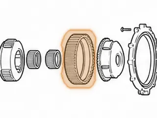 Ring Gear, FW6A-EL Front Planet (98 Teeth)(48 Outer Clutch Splines) 2012-Up — Part # 238594A