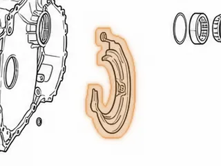 Oil Shield, FW6A-EL (3 Bolts To Bell Housing)(3/4 Round) 2012-Up — Part # 238698A
