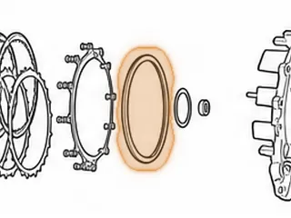 Piston, FW6A-EL 3-5/Reverse Clutch (Bonded)(.410" Thick)(6 5/8"OD)(5.755"ID) 2012-Up — Part # 238965A