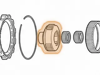 Planet, FW6A-EL Front (3 Gear)(3.172"Tall)(2.085"OD Threads) 2012-Up — Part # 238584A