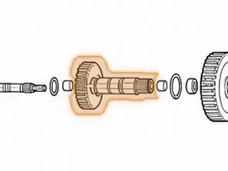 Clutch Hub, FW6A-EL High Clutch (40 Clutch Splines)(5 1/4" Long) 2012-Up — Part # 238574A