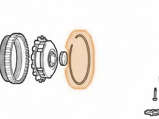 Snap Ring, FW6A-EL Holds Middle Planet Ring Gear To Rear Planet (.046" Thick)(5.635"OD) 2012-Up — Part # 238867A