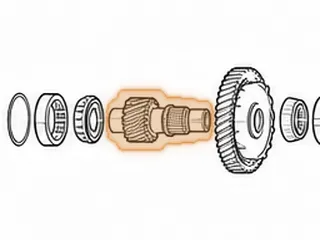 Pinion, FW6A-EL (22 Teeth)(3 Light Grooves)(5 1/2"Tall) 2012-Up — Part # 238730A