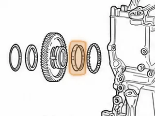 Inner Race, FW6A-EL Drive Transfer Gear To Case (.513"Thick)(3.090"OD)(2.559"ID) (Cast # HO719-2008 KBC F-569171)… — Part # 238278A