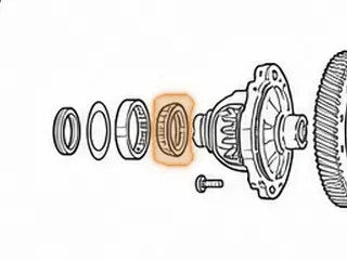 Cone Bearing, FW6A-EL Differential To Bell Housing (1.773"ID)(23 Rollers) (Cast # KOYO 32009JR-1YA1) 2012-Up… — Part # 238292A