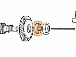Cone Bearing, FW6A-EL Pinion To Case (1.377"ID)(19 Rollers) (Cast # HO611-1626-09) 2012-Up — Part # 238281A