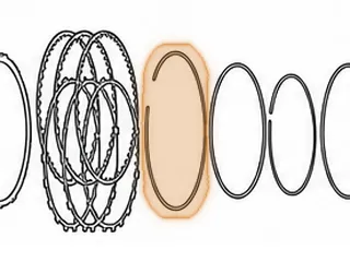 Snap Ring, G4A Holds Top Steel To reverse Drum — Part # 28891