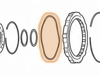 Wave Ring, G4A Between Sprag And # 870 Snap Ring — Part # 28857
