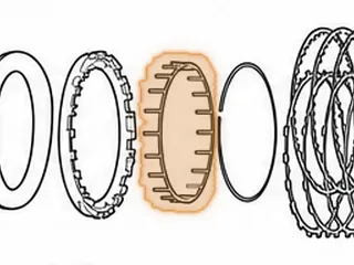 Retainer W/Spring, G4A Low/Reverse Clutch — Part # 28977