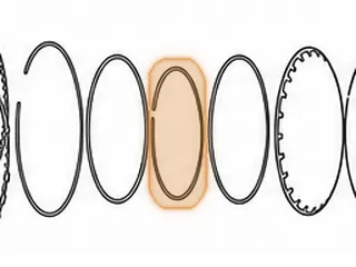 Snap Ring, G4A Holds Reverse Clutch Piston Retainer — Part # 28893