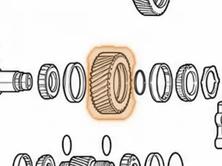 Idler Gear, G4A With Bearings (41 Teeth) 2 Groove — Part # 28714CAK