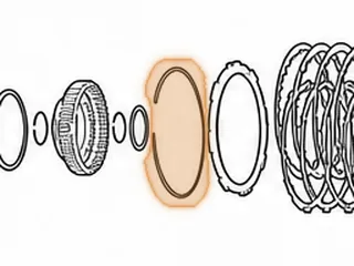 Snap Ring, G4A Holds Forward Clutch Top Pressure Plate In Drum — Part # 28876