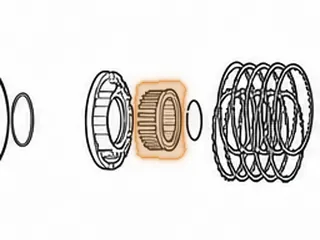 Retainer W/Spring, G4A 3-4 Clutch — Part # 28970