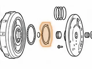 Race, G4A Stator To Reverse Drum (1.2mm) (1 Tab) 1993-UP — Part # 28210B