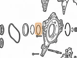 Ring, M3WC (Honda CVT) Pump Drive Sprocket To Converter Reactor (Torlon)(Double Lap Joint) (Scalloped Sides) 2014-Up — Part # 270189AT