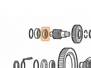 Bearing, M3WC (Honda CVT) Pinion To Converter Housing (Tapered)(.982”ID)(17 Rollers) (Cast # NTN 201502191528) 2014-Up — Part # 270274A