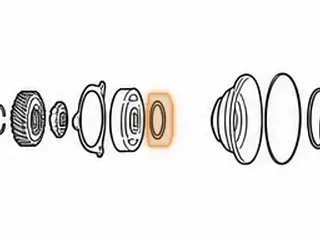 Washer, M3WC (Honda CVT) Secondary Pulley Ball Bearing To Piston (2.128”OD)(.065”Thick) 2014-Up — Part # 270227A