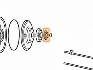 Nut, M3WC (Honda CVT) Primary Pulley (Rear)(6 Point)(41mm)(1.090”ID)(.435”Thick) 2014-Up — Part # 270795A