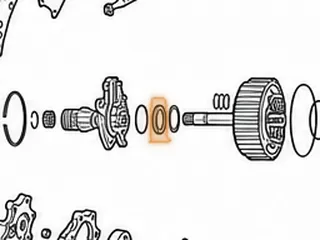 Bearing W/ Race, M3WC (Honda CVT) Forward Drum (1.595”OD)(1.025”ID) 2014-Up — Part # 270210A