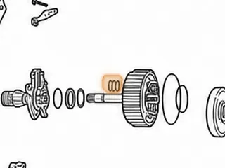 Ring, M3WC (Honda CVT) Input Shaft (.870”OD)(.078”Thick)(Torlon) 2014-Up — Part # 270177AT
