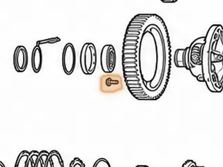 Bolt Set, M3WC (Honda CVT) Ring Gear To Differential (10 Pieces) (Left Hand Threads) (14mm Hex x 1.033”Long) 2014-Up — Part # 270786AK